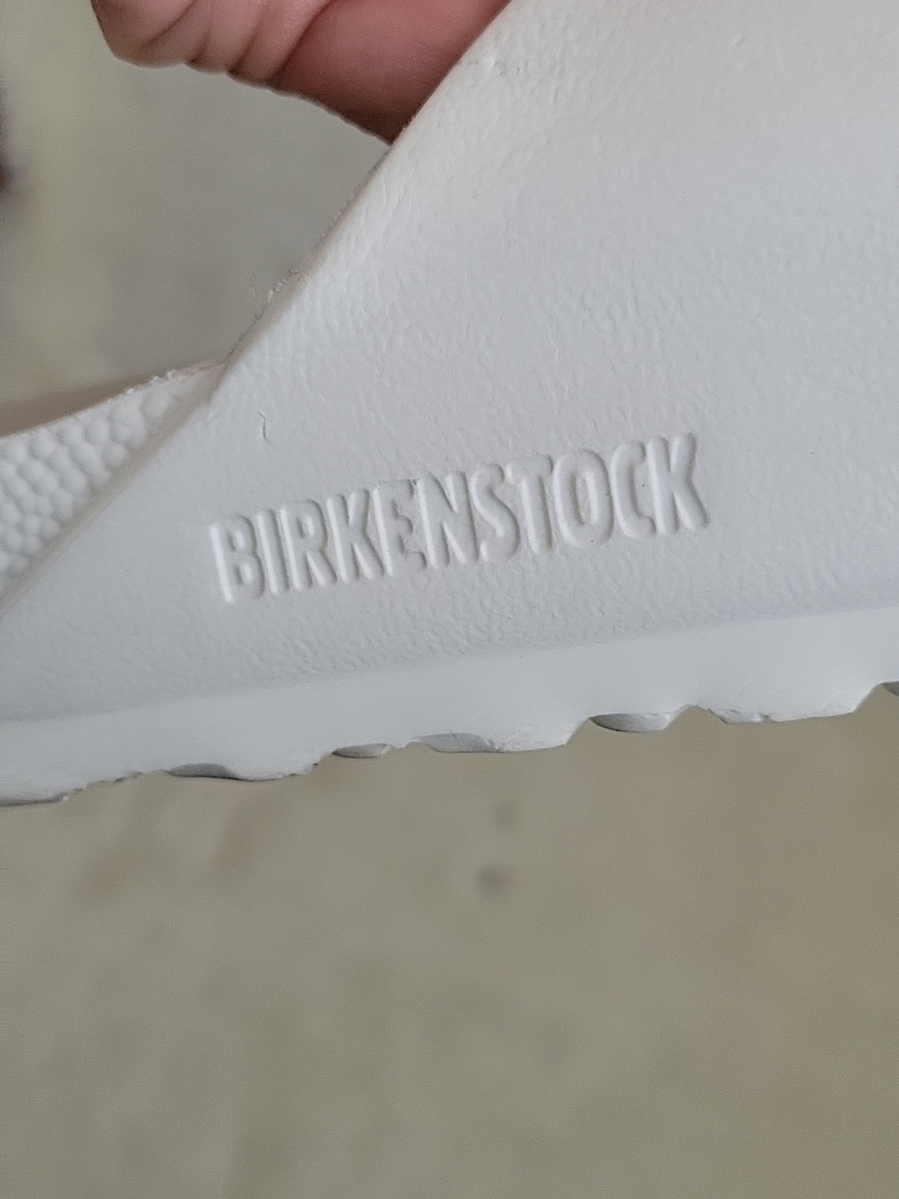 BIRKENSROCK White Arizona EVA Slide Sandals. Size 38. - Picture 14 of 15